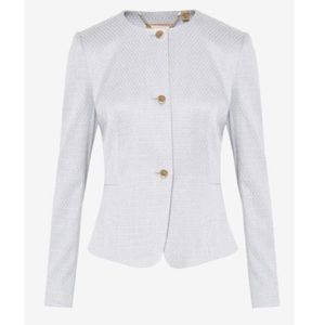 Ted Baker Eiraa textured peplum suit jacket size 8
